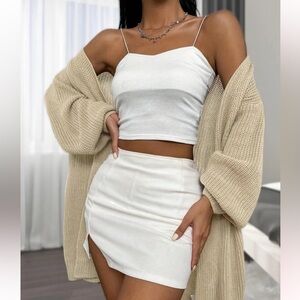 Women’s Longline Cardigan Sweater In Large